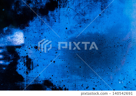 Dark Old Blue Abstract Dirty Pattern Background Grunge Surface Rough Texture Backdrop 140542691