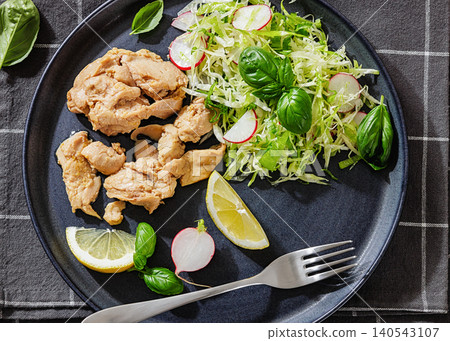 Premium Cod Liver served with salad and crackers Premium Cod Liver served with salad and crackers 140543107