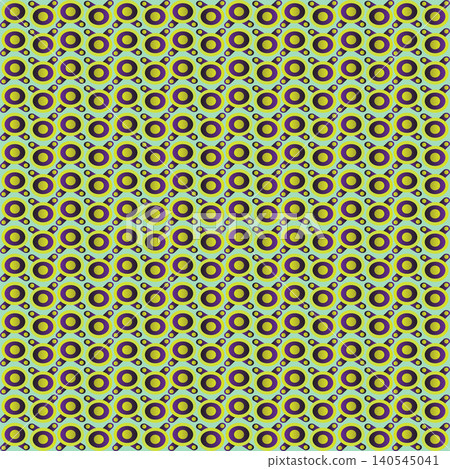 Retro geometric seamless pattern with circles and wavy dots for textile fabric background Retro geometric seamless pattern with circles and wavy dots for textile fabric background 140545041