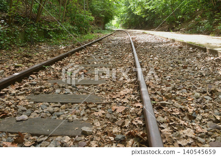 Remains of a disused railway line in Petite Ceinture, 17th arrondissement of Paris (June 12, 2026) Remains of a disused railway line in Petite Ceinture, 17th arrondissement of Paris (June 12, 2026) 140545659