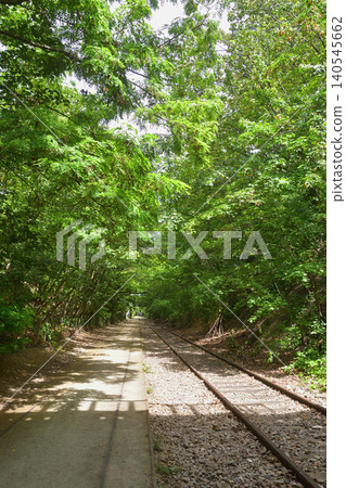 Remains of a disused railway line in Petite Ceinture, 17th arrondissement of Paris (June 12, 2026) Remains of a disused railway line in Petite Ceinture, 17th arrondissement of Paris (June 12, 2026) 140545662
