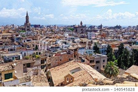 Top view of the city of Palma de Mallorca Top view of the city of Palma de Mallorca 140545828