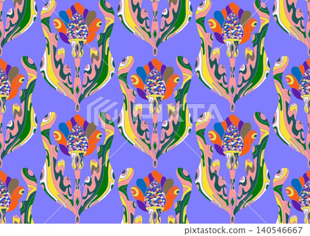 seamless pattern with wildflowers seamless pattern with wildflowers 140546667