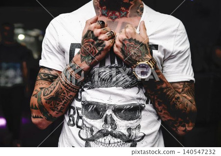 hands and tattos hands and tattos 140547232