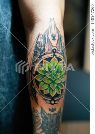 Beautiful tattoo in hand Beautiful tattoo in hand 140547260