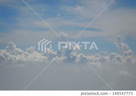 Soft white clouds in blue sky Soft white clouds in blue sky 140547773