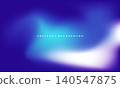 Bright blue holographic background. Abstract blue liquid gradient creative banner. Blurred soft blend color gradation minimalist background. 140547875