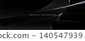 Dark abstract flowing background with glossy curved lines 140547939