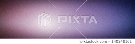 Soft purple and blue grainy gradient background with bright light leak noise texture wide 140548161