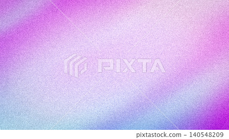Abstract 4K grainy background with a soft gradient of purple, violet, pink, and light blue. High-quality textured wallpaper for modern banners and web design 140548209