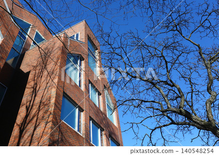 Cityscape of Boston with Modern and Historic Buildings 140548254