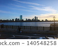 Cityscape of Boston with Modern and Historic Buildings 140548258
