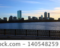 Cityscape of Boston with Modern and Historic Buildings 140548259