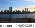 Cityscape of Boston with Modern and Historic Buildings 140548261