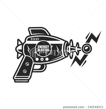 Vector illustratioray guns, vintage scifi space blasters, futuristic alien weapon silhouettes on a transparent background Vector illustratioray guns, vintage scifi space blasters, futuristic alien weapon silhouettes on a transparent background 140548551