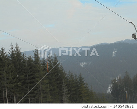 Majestic scenery in Czech mountains showing several hills im various distances Majestic scenery in Czech mountains showing several hills im various distances 140548651
