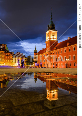 Central Market Square In Historical Part Of Warsaw, Capital Of Poland 140549507