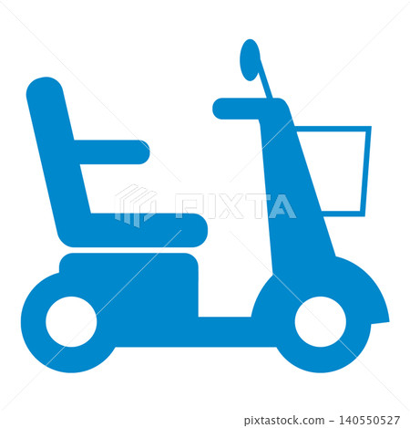 老年人代步車(獨立式)/ 照護、福利和無障礙通道圖示 老年人代步車(獨立式)/ 照護、福利和無障礙通道圖示 140550527