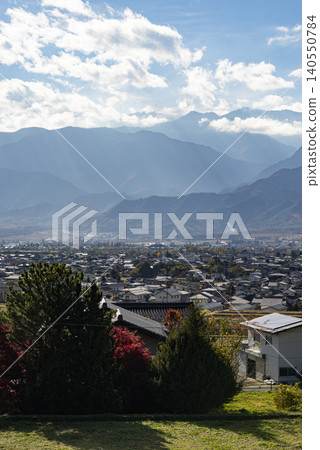 Autumn scenery of Ikeda Town and Matsukawa Village in Kitaazumi District, Nagano Prefecture Autumn scenery of Ikeda Town and Matsukawa Village in Kitaazumi District, Nagano Prefecture 140550784