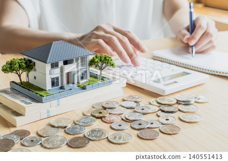 Image materials related to home loans and home purchases Image materials related to home loans and home purchases 140551413