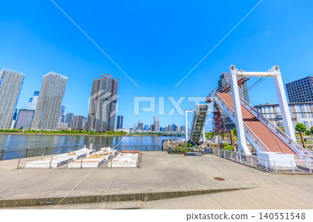 Tokyo, Koto Ward, Toyosu: Industrial heritage site of Tokyo Ishikawajima Shipyard Tokyo, Koto Ward, Toyosu: Industrial heritage site of Tokyo Ishikawajima Shipyard 140551548