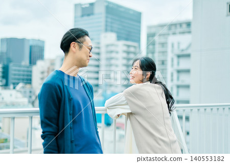 A couple and their ideal home A couple and their ideal home 140553182