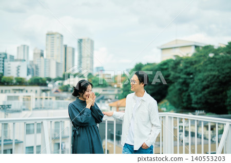 A couple and their ideal home A couple and their ideal home 140553203
