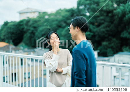 A couple and their ideal home A couple and their ideal home 140553206