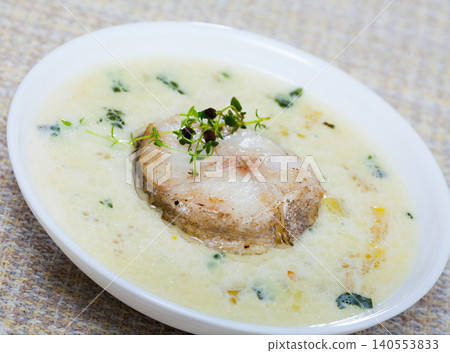 Delicious pollock chowder Delicious pollock chowder 140553833