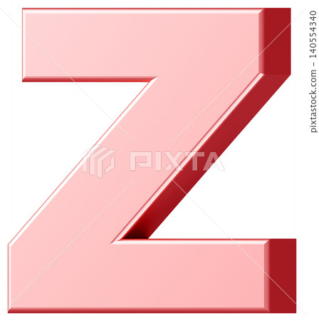 3D材質_字母_Z_粉紅色 3D材質_字母_Z_粉紅色 140554340