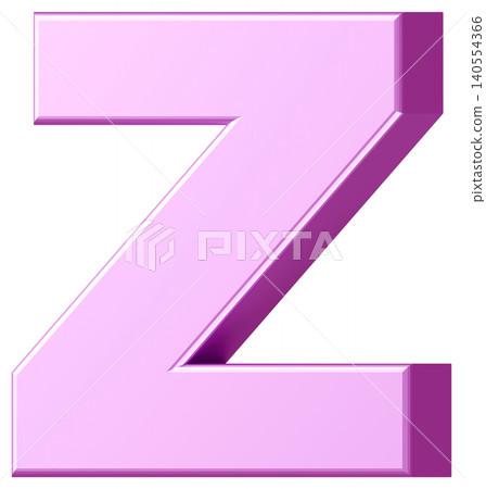 3D材質_字母_Z_紫色 3D材質_字母_Z_紫色 140554366