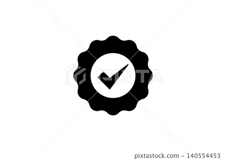 Verified Quality Seal Icon With Check Mark Badge Symbol For Approval And Trust Verified Quality Seal Icon With Check Mark Badge Symbol For Approval And Trust 140554453