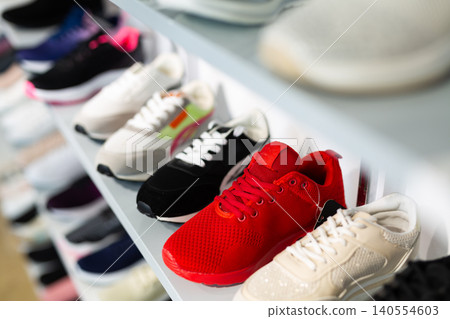 Variety of mens and womens comfortable sports shoes for sale Variety of mens and womens comfortable sports shoes for sale 140554603