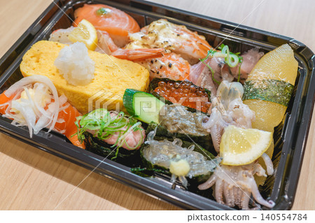 Takeaway Japanese sushi Takeaway Japanese sushi 140554784