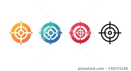 Target icon set Target icon set 140555246