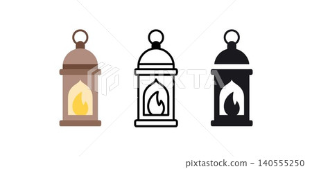 Islamic lantern vector 140555250
