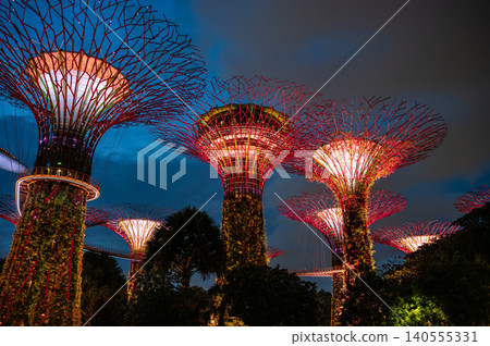 新加坡夜景,東南亞 新加坡夜景,東南亞 140555331