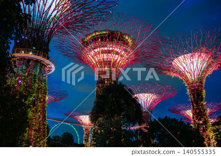 新加坡夜景,東南亞 新加坡夜景,東南亞 140555335