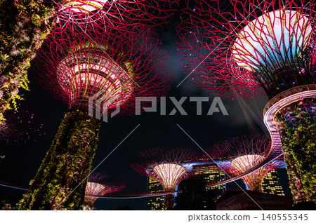 新加坡夜景,東南亞 新加坡夜景,東南亞 140555345