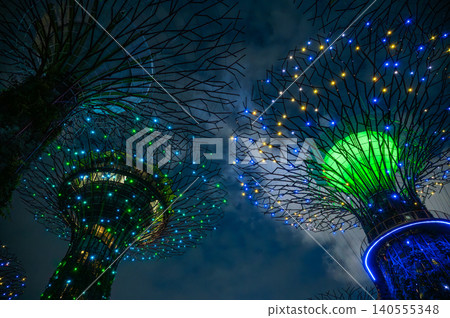Night view of Singapore, Southeast Asia Night view of Singapore, Southeast Asia 140555348