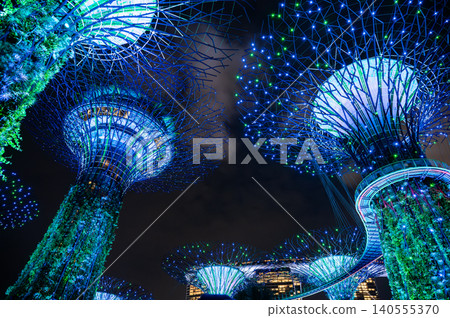Night view of Singapore, Southeast Asia Night view of Singapore, Southeast Asia 140555370