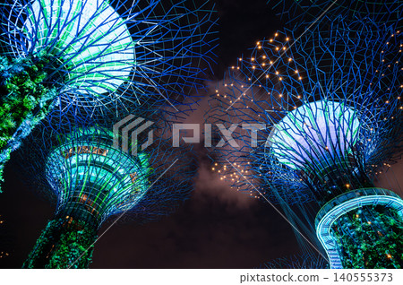 Night view of Singapore, Southeast Asia Night view of Singapore, Southeast Asia 140555373