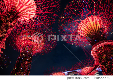 新加坡夜景,東南亞 新加坡夜景,東南亞 140555380