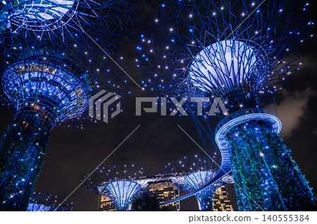 Night view of Singapore, Southeast Asia Night view of Singapore, Southeast Asia 140555384