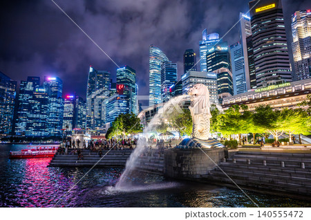 Night view of Singapore Night view of Singapore 140555472