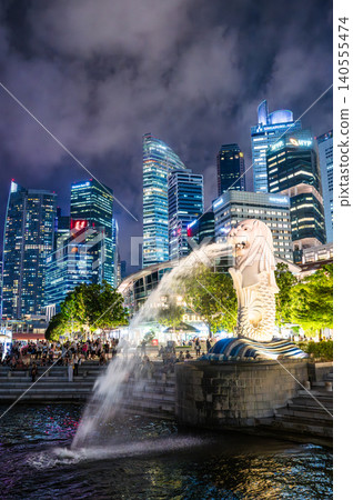 Night view of Singapore Night view of Singapore 140555474