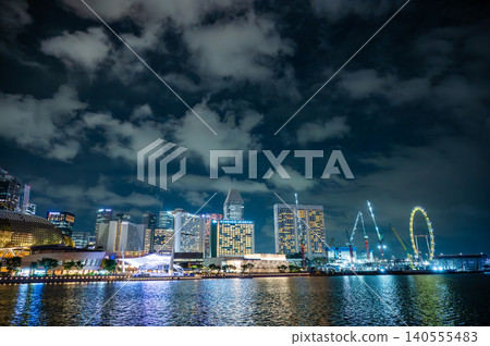 新加坡夜視圖 新加坡夜視圖 140555483