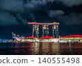 Night view of Singapore 140555498