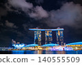 Night view of Singapore 140555509