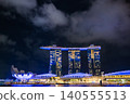 Night view of Singapore 140555513